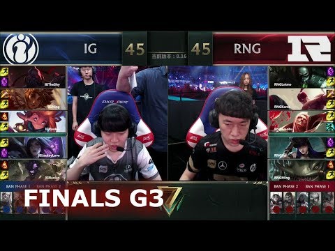 iG vs RNG - Game 3 | Grand Finals S8 LPL Summer 2018 | Invictus Gaming vs Royal Never Give Up G3