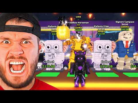 *RECORD* HACKER BUILDS €30,000 BASE in Steal a Brainrot!