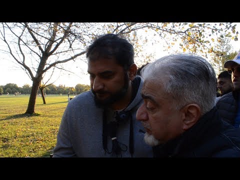 P1Ali (R) & Ottman (R) Br Adnan Has discussion with Shia Speakers Corner Hyde Park