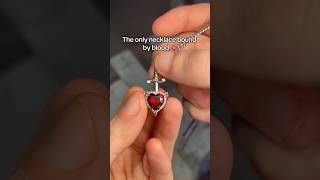 Heart and sword necklace for couples ❤️‍🔥🗡 #jewelry #giftideas #giftsforher #giftsforhim