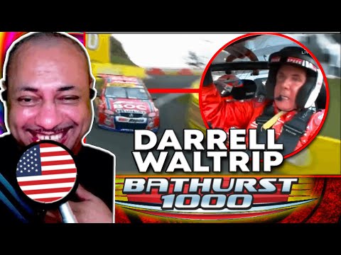 American Reacts to Darrell Waltrip Bathurst V8 SuperCar HOTLAPS!