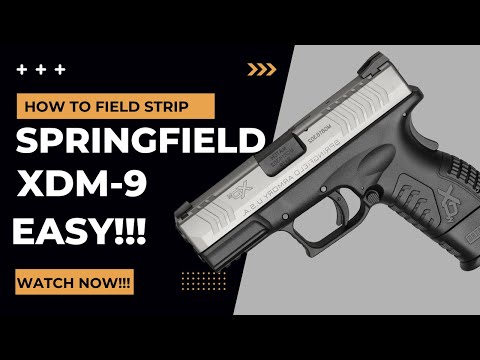How to Disassemble and Reassemble Springfield XDM 9 (Field Strip)