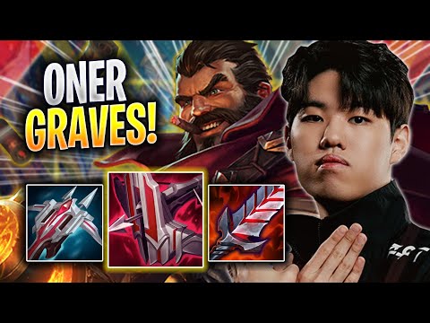 ONER IS SO CLEAN WITH GRAVES! - T1 Oner Plays Graves JUNGLE vs Kindred! | Season 2023