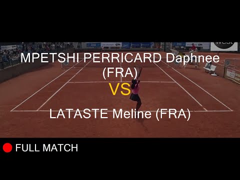 MPETSHI PERRICARD Daphnee (FRA) VS LATASTE Meline (FRA) - La Balle Mimosa 2021