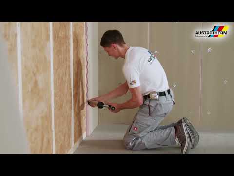 Austrotherm UNIPLATTE Verlegung auf Holzkonstruktion mit Abdichtung