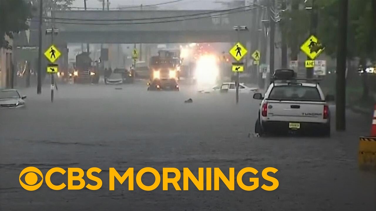 Torrential rain causes major flooding in parts of the Northeast