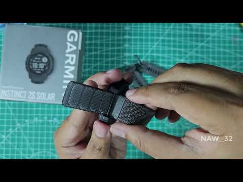 How to change Garmin Instinct 2s Strap to Nylon Strap