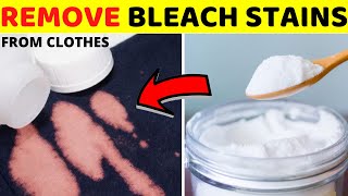 How to Remove Bleach Stains from Clothes With Baking Soda