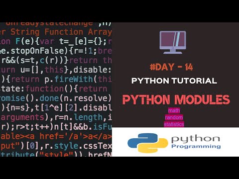 Python Tutorialspython Modulesbuilt In Modules Mathrandomstatisticsday 14by Ashwath M Shetty