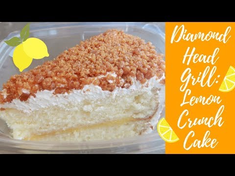 Best Scones & Lemon Crunch Cake on Oahu? Diamond Head Grill Hawaii Food