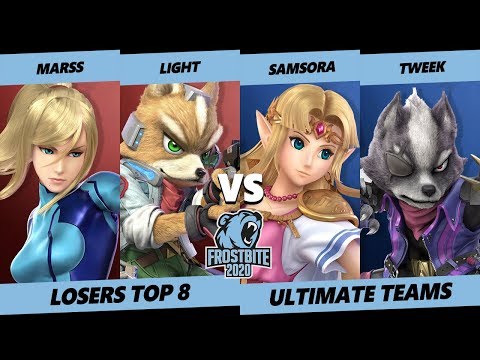 Frostbite 2020 SSBU Losers Top 8 - Marss & Light Vs. Samsora & Tweek Ultimate Teams - SSBU