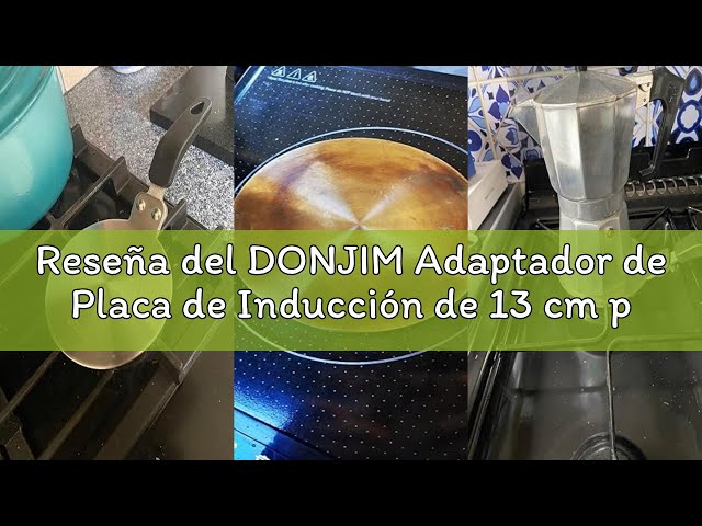 Vídeo relacionado con Runzi - Adaptador de inducción, disco convertidor para placa de inducción, placa de difusión de calor, con mango y base separables, 20 cm