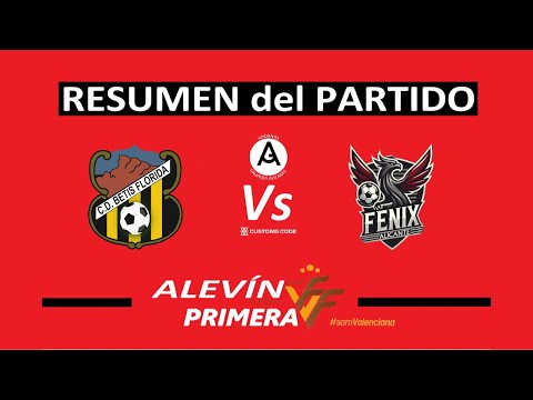 ALEVÍN B - Betis Florida Vs Fénix 🐦‍🔥 Alicante - RESUMEN DEL PARTIDO