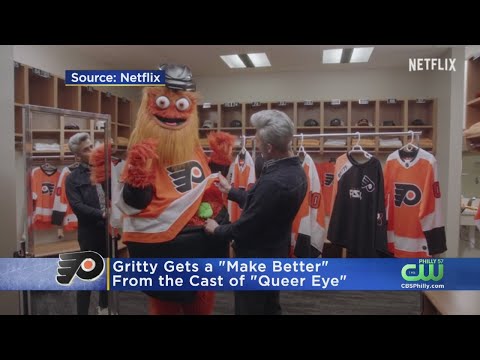 Gritty Gets A Makeover From Cast Of 'Queer Eye'