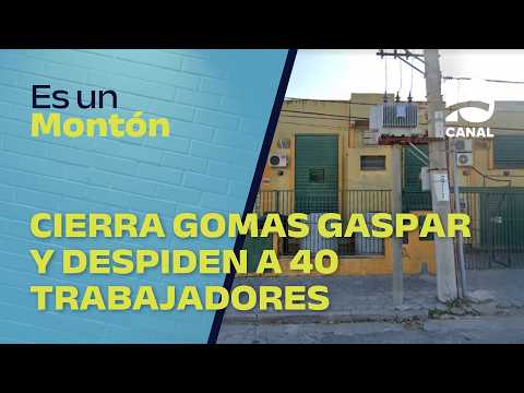 Cierra Gomas Gaspar en Córdoba: 40 trabajadores despedidos