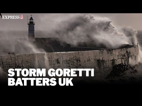 Storm Goretti SLAMS the UK with rare RED warning issued