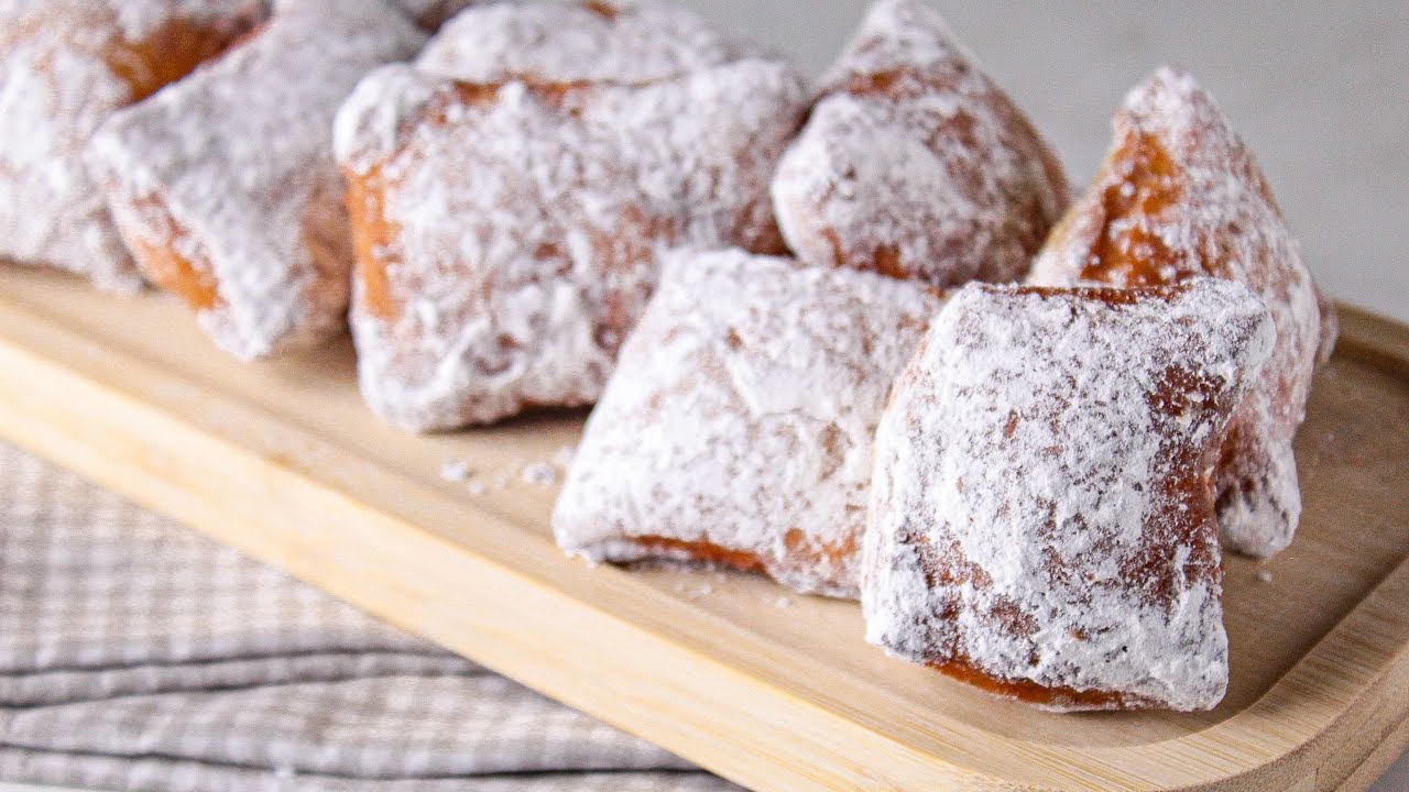 RECEITA DE TOSTADAS DA TIANA DO FILME “A PRINCESA E O SAPO” (BEIGNETS)