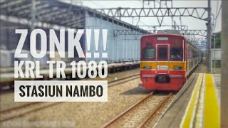 preview picture of video 'ZONK!!! KRL TR 1080 Masuk Stasiun Nambo'