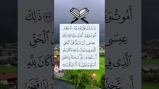 والسلام علي يوم ولدت ويوم اموت ويوم ابعث حيا