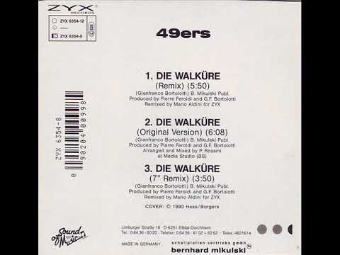 49ers - Die Walkure (Remix) CD Maxi-Single 1990