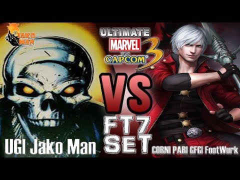 UMVC3 FT7 Set - UG| Jako Man VS CORN|PAR|GFG| FootWurk