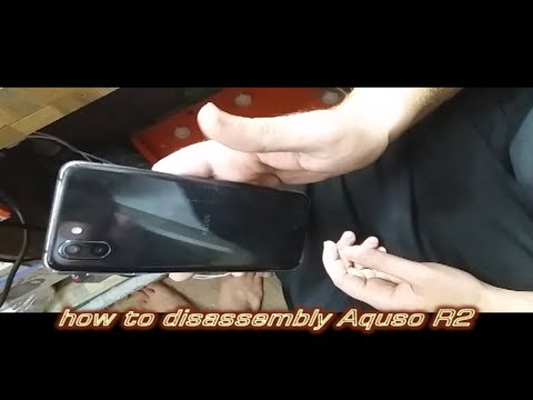 Aquos R2 disassembly fast learn mobile