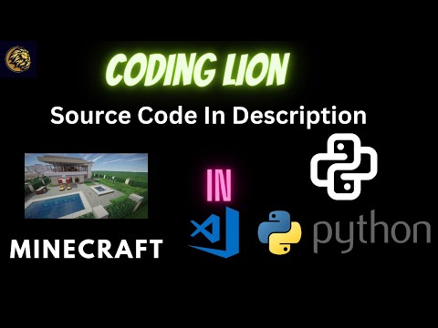 Minecraft With Python Using Visual Studio Code I Coding Lion