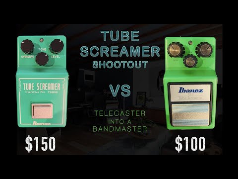 TUBE SCREAMER SHOOTOUT #11   IBANEZ TS808 Vs IBANEZ TS9
