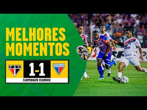 Gols e lances de Ferroviário x Fortaleza