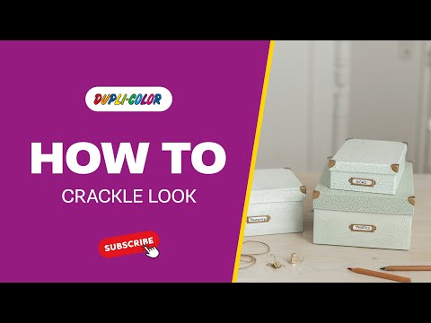 DUPLI-COLOR Crackle Effect | How to CRACKLE LOOK