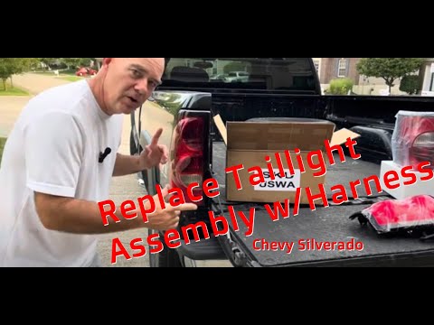 How to Replace Taillight Assembly 2003 - 2006 Chevy Silverado 1500/2500 **COMLETE** #chevysilverado