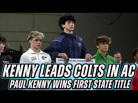 Paul Kenny's First NJ Title! CBA's Kenny Wins 120-pound State Final