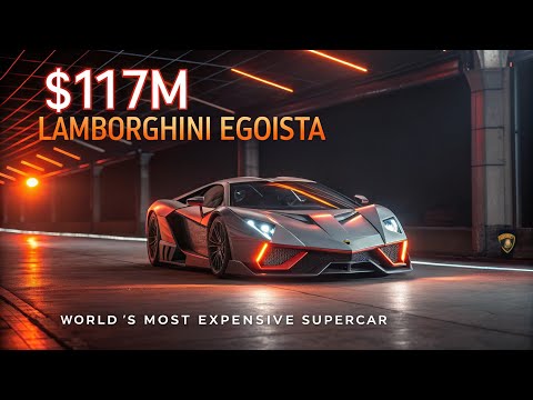 The World’s Most Expensive Lamborghini – Egoista | $117 Million One-Seater Supercar Masterpiece
