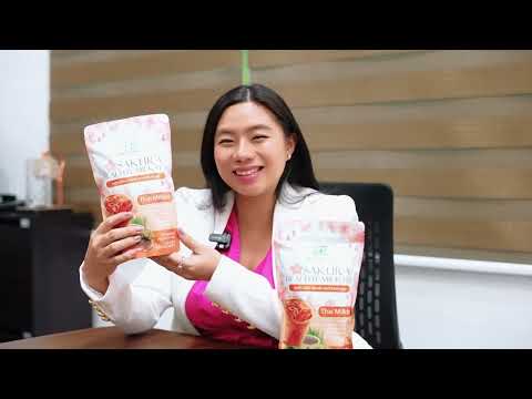 NAMIROSEUS Sakura Healthy Milktea Collagen Namiroseus Thai Milktea Collagen Drink Glutathione Drink