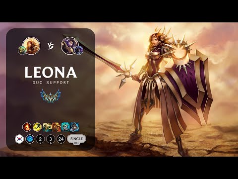 Leona Support vs Blitzcrank - KR Challenger Patch 13.17
