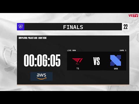 [06.11.2022] T1 vs DRX (BO5) | Chung Kết | CKTG 2022