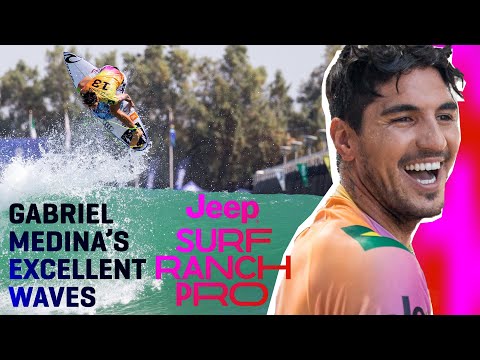 All Of Gabriel Medina's Excellent Waves From The Jeep Surf Ranch Pro presented by Adobe