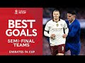 BEST GOALS! | Chelsea, Coventry City, Man City, Man United | Semi-final | Emirates FA Cup