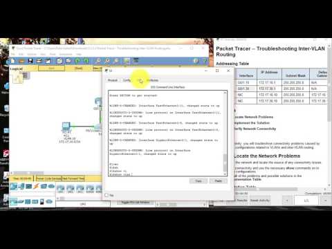 5.2.2.4 Packet Tracer - Troubleshooting Inter-VLAN Routing