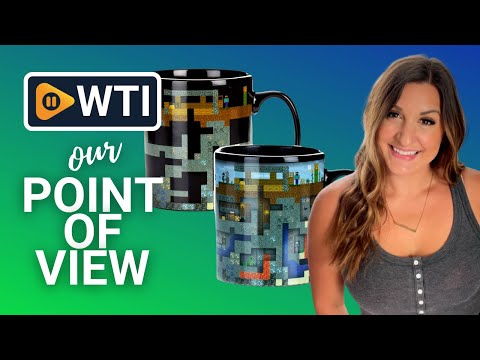 Paladone Minecraft XL Heat Change Travel Coffee or Tea Mug - Large Coffee Cup 550ml Featuring Mine Scene From the Game - WTI product video review