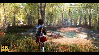 Skyrim SE Ultra Modded I New aspen forest I 4k I w/modlist and links I