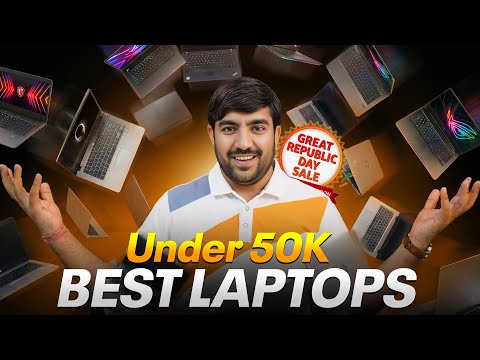 Best Laptop Under Rs50000 Republic Day Sale 2026🔥BEST Laptop Deals on Amazon & Flipkart