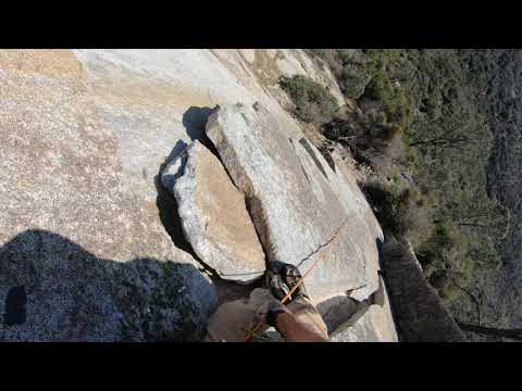 Mr Wizard Variation #2   5.7  -  Top Rope Solo - Climbing At Squarenail  2-24-21