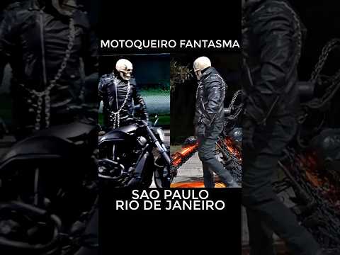 PEGADINHA: MOTOQUEIRO FANTASMA EM SP RJ - Ghost Rider Pranks
