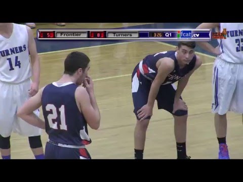 Frontier Regional School Boys Basketball vs Turners Feb 11, 2016