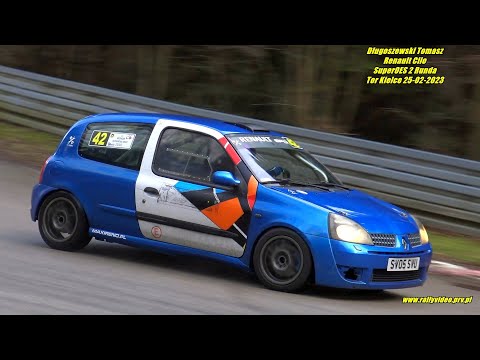 Długoszewski Tomasz - Renault Clio - SuperOES 2 Runda Tor Kielce 25-02-2023