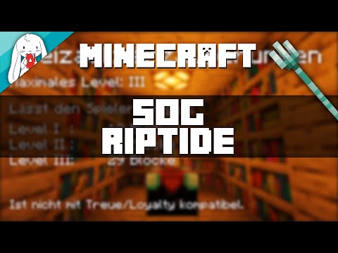 SOG / RIPTIDE - Verzauberung erklärt - Dreizackverzauberung - Minecraft Tutorial German/Deutsch [CC]