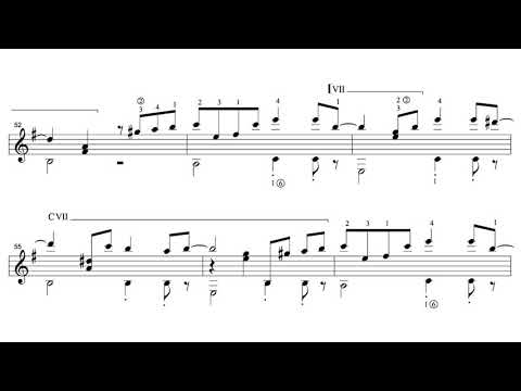 Gentil Montaña:Suite Colombiana No. 2: IV. Porro# (Score video)