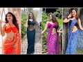 Eshanya Maheshwari Instagram Saree Reels Video Bollywood Actress Latest News 2022