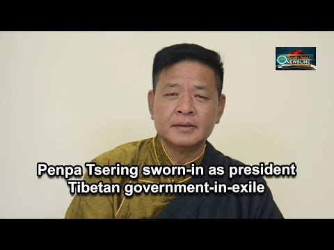 Penpa Tsering sworn in as president Tibetan government in exile